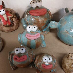 Frøen kaj - sjovedyr -keramik